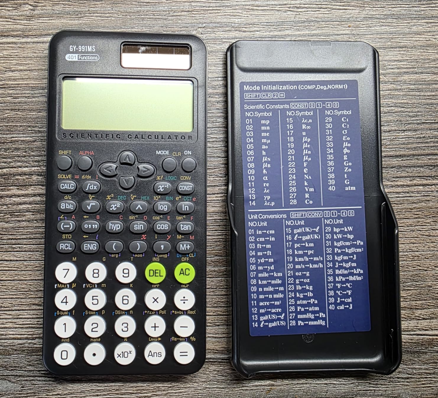 Scientific Calculator For Secondary School - Calculadora Científica Escolar 991MS 401 Funções