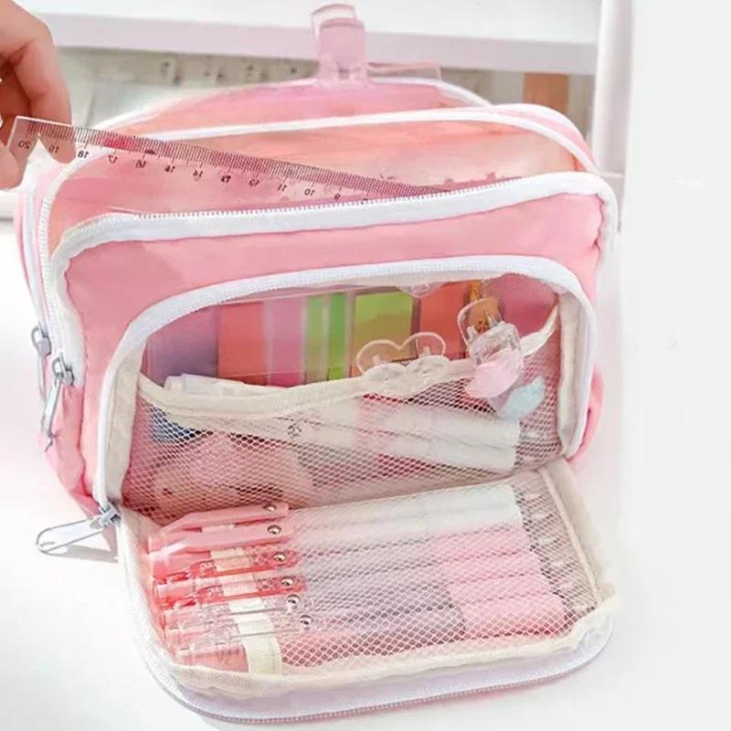 Aesthetic Large Pencil Case Pouch - Estojo de Lápis Estético Portátil de