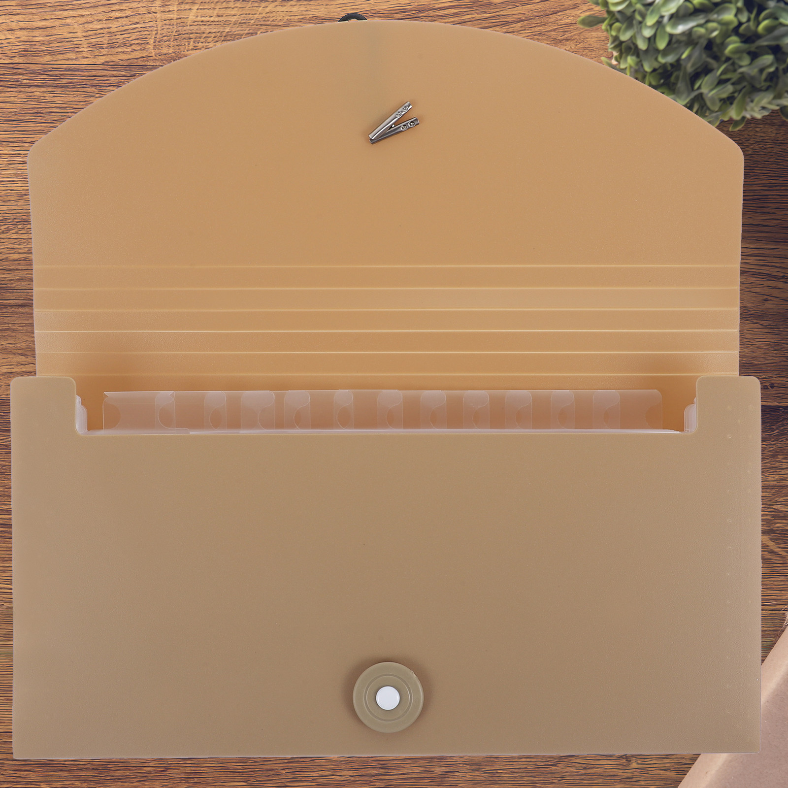 Expandable Accordion File Folder 13 Pockets - Pasta de arquivo expansível com 13