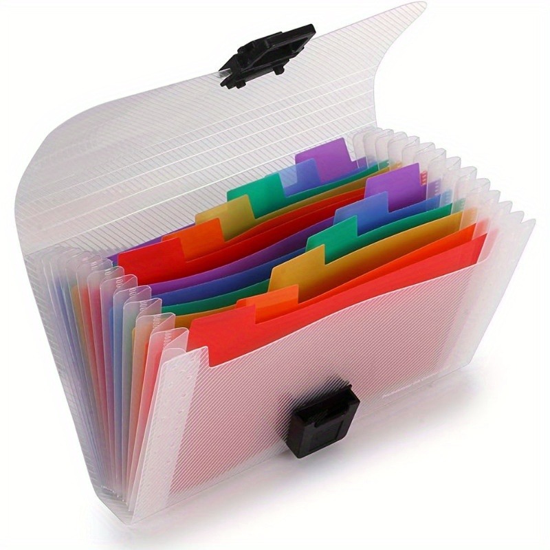 Organizador de arquivos expans - Expandable Accordion File Folder 13 Pockets avaliação e preço