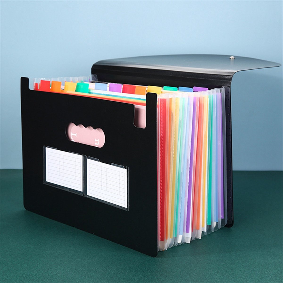 Pasta de Arquivo Expansível AT - Expandable Accordion File Folder 13 Pockets avaliação e preço