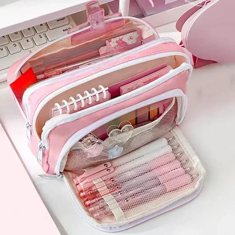 Estojo de Lápis Estético Portá - Aesthetic Large Pencil Case Pouch avaliação e preço