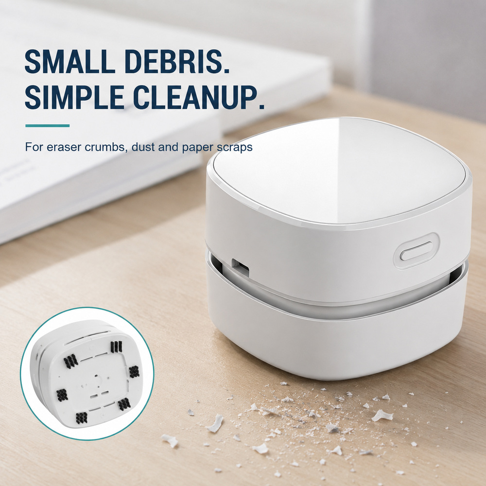 Aspirador de Pó Portátil de Me - Mini Desktop Vacuum Cleaner For Eraser Dust avaliação e preço