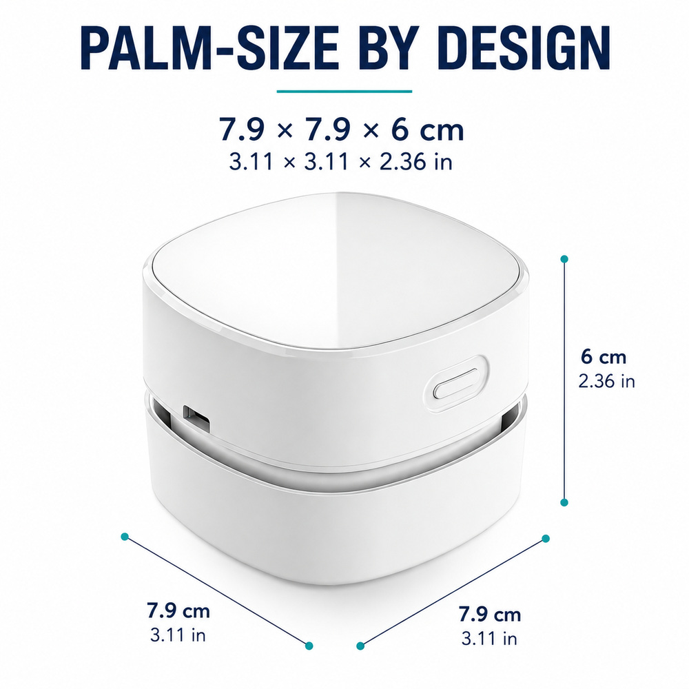 Aspirador de Pó Portátil de Me - Mini Desktop Vacuum Cleaner For Eraser Dust avaliação e preço