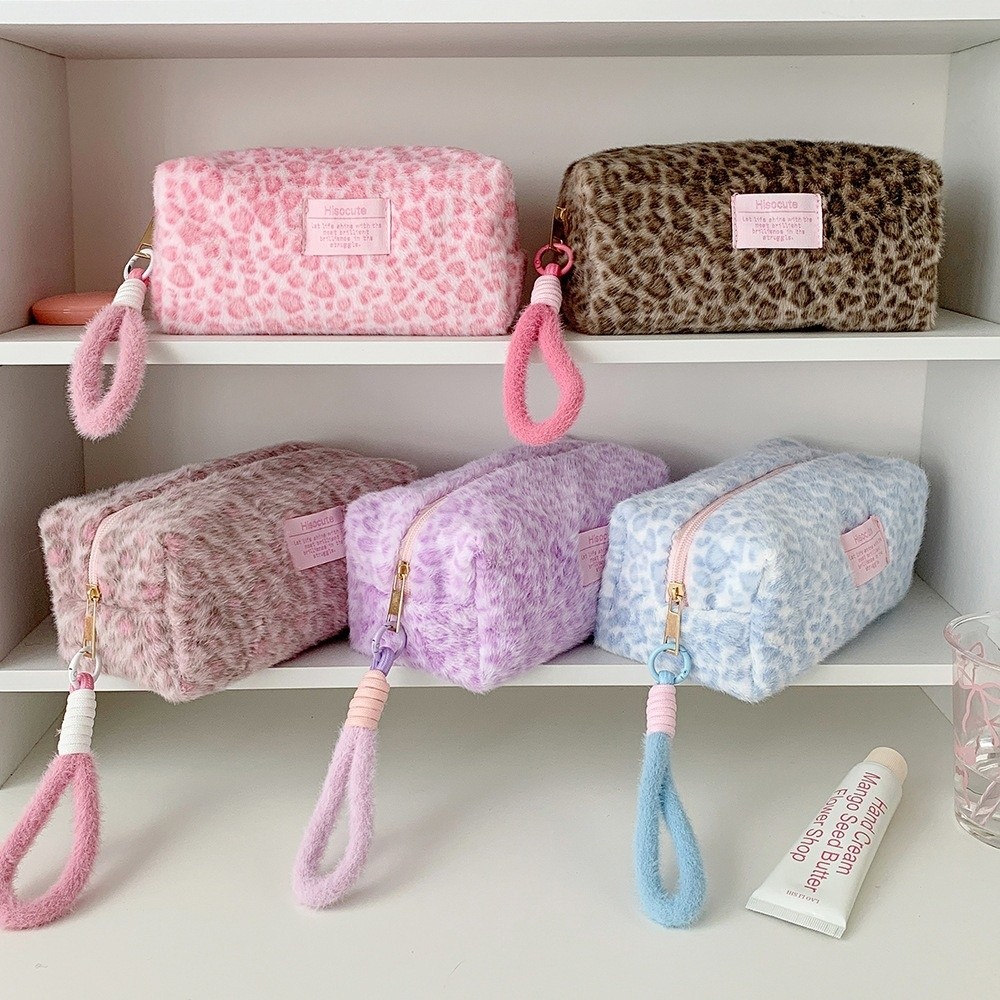 Estojo de Lápis Estampa Leopar - Aesthetic Large Pencil Case Pouch avaliação e preço