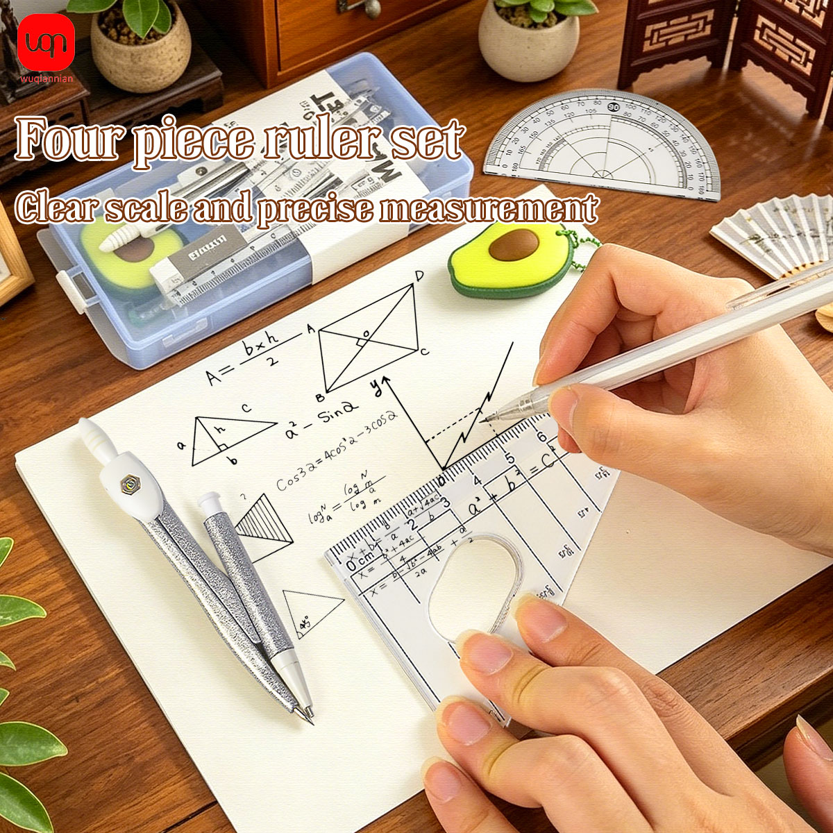Conjunto de Geometria Matemáti - Math Geometry Set With Compass avaliação e preço