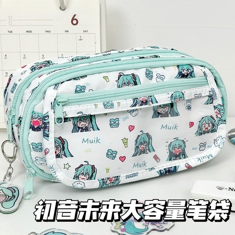Estojo de lápis Hatsune Miku,  - Aesthetic Large Pencil Case Pouch avaliação e preço