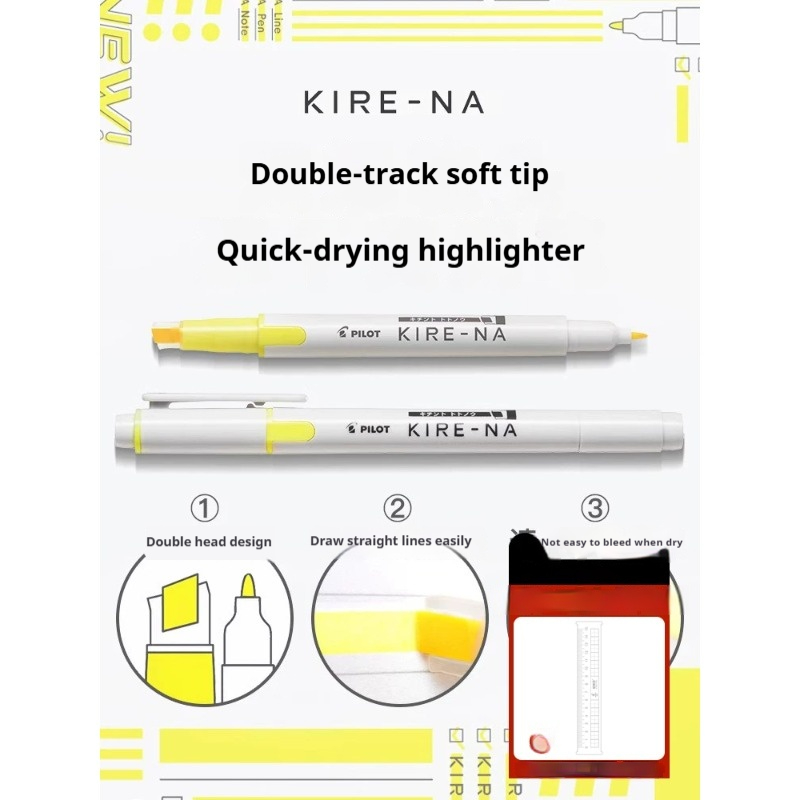 Conjunto de Canetas Marcadoras - Pastel Highlighter Set Double Ended avaliação e preço