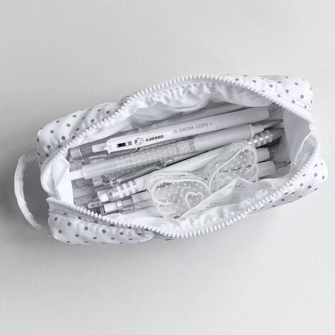 Estojo de Lápis Portátil com E - Aesthetic Large Pencil Case Pouch avaliação e preço