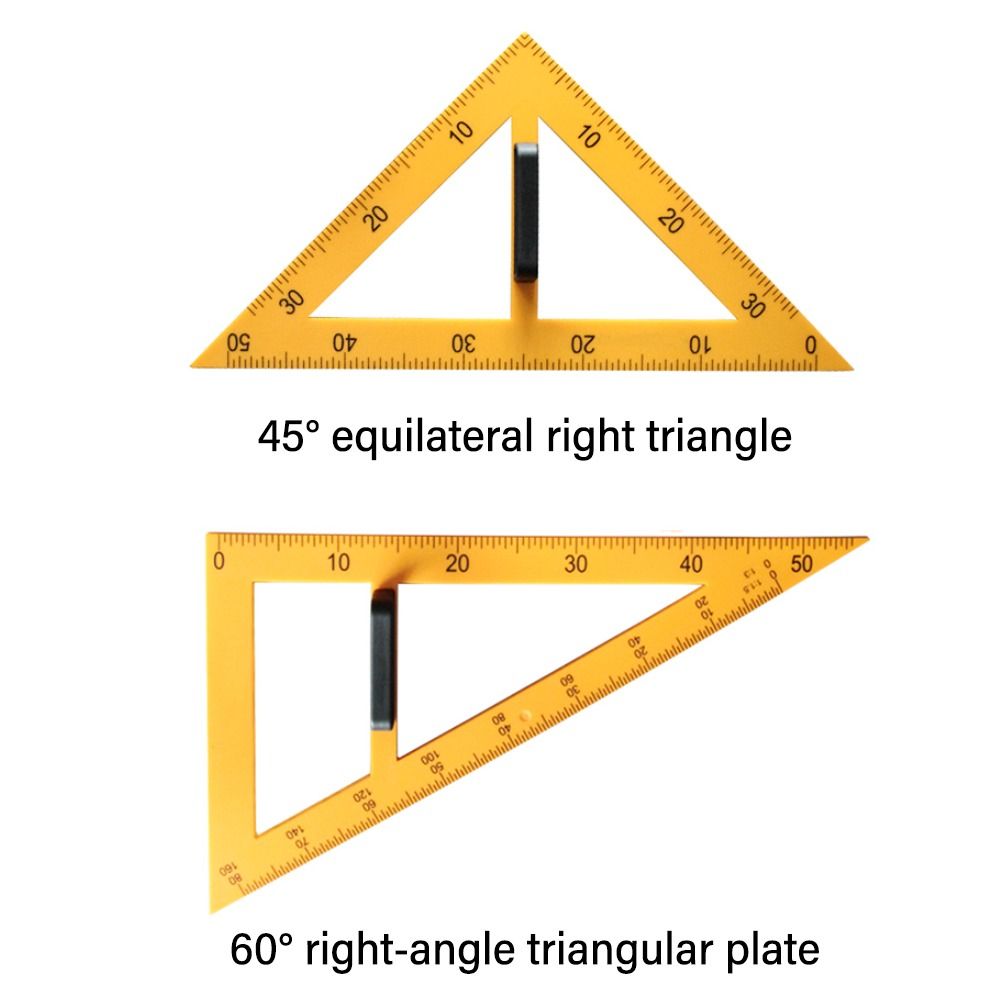 Régua Triangular Grande e Durá - Math Geometry Set With Compass avaliação e preço